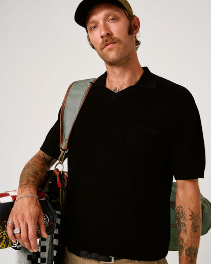 Phoenician Polo - Black