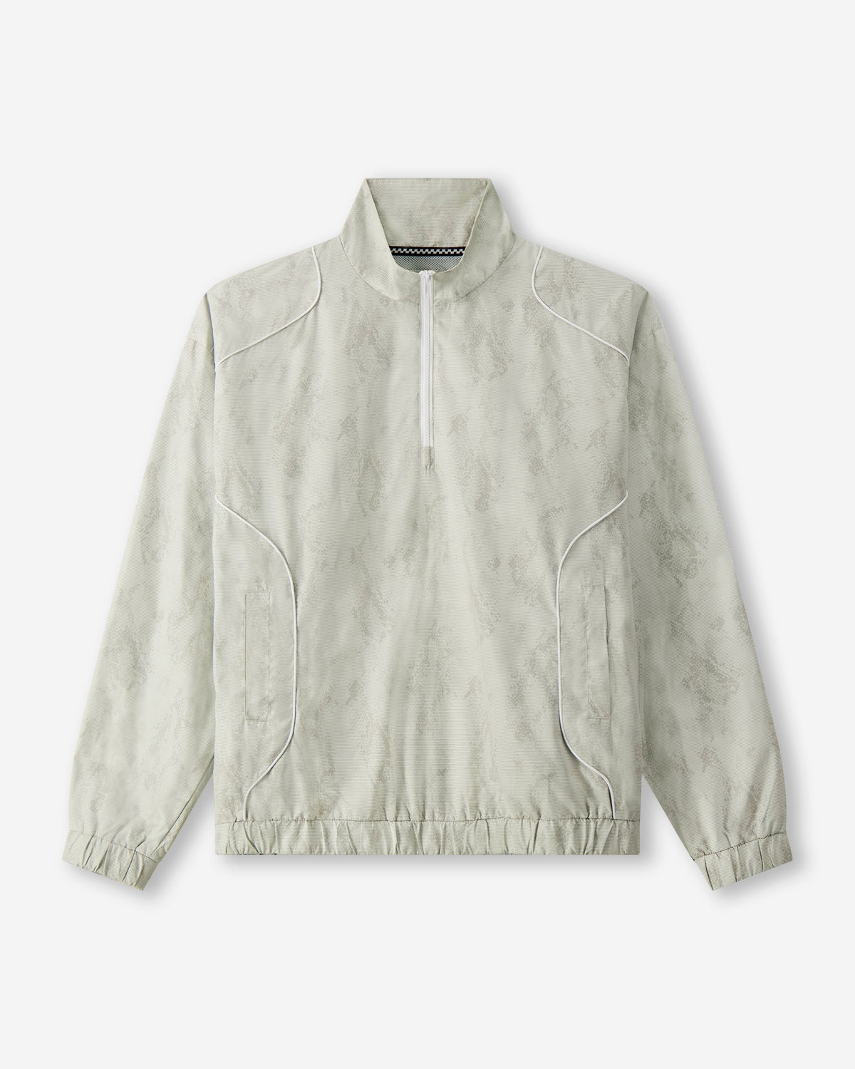 Pullover Piped QTR ZIP - Succulent Green