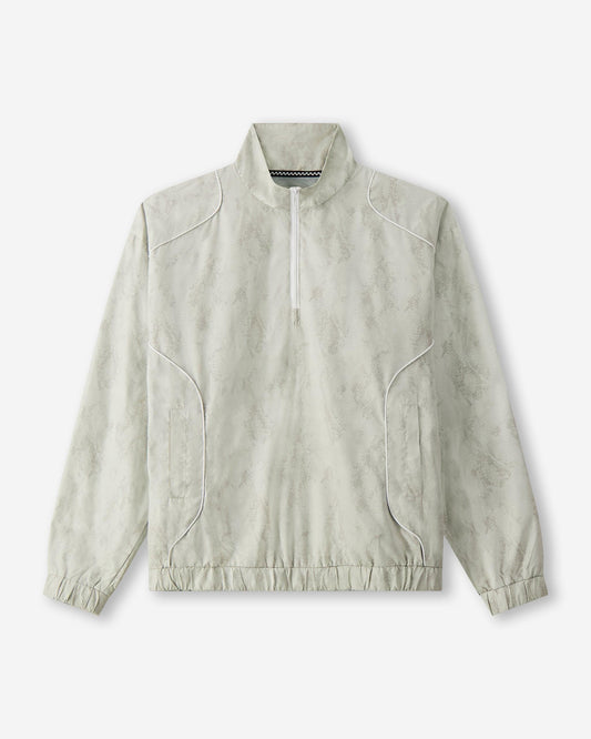 Pullover Piped QTR ZIP - Succulent Green
