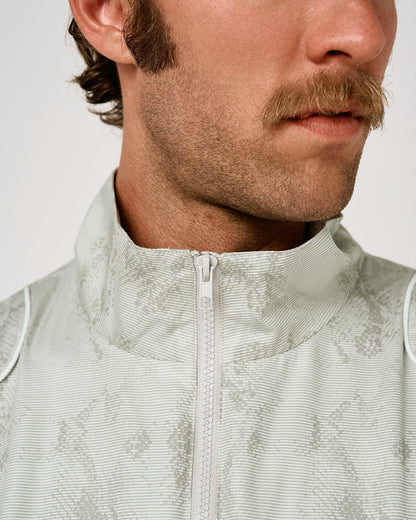 Pullover Piped QTR ZIP - Succulent Green
