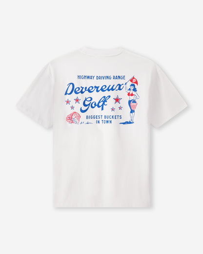 Range Buckets Tee - White