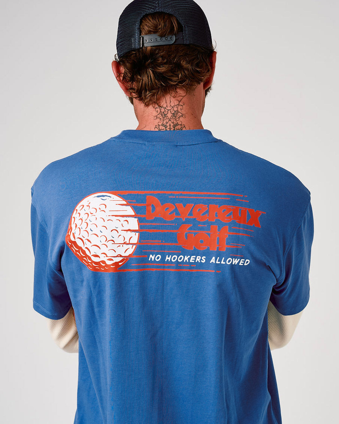 No Hookers Tee - Royal Blue