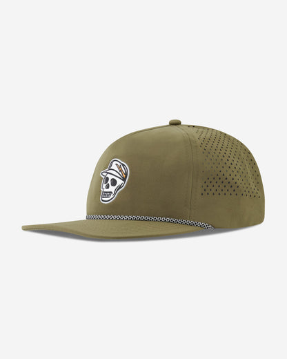 Skull Caddie Performance Rope Hat - Brindle