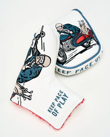 Sidecar Blade Putter Cover - Blue / White