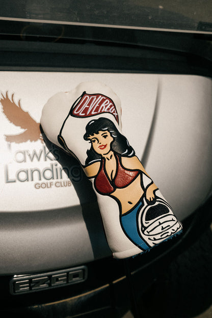 Range Girl Driver Cover - Red / White