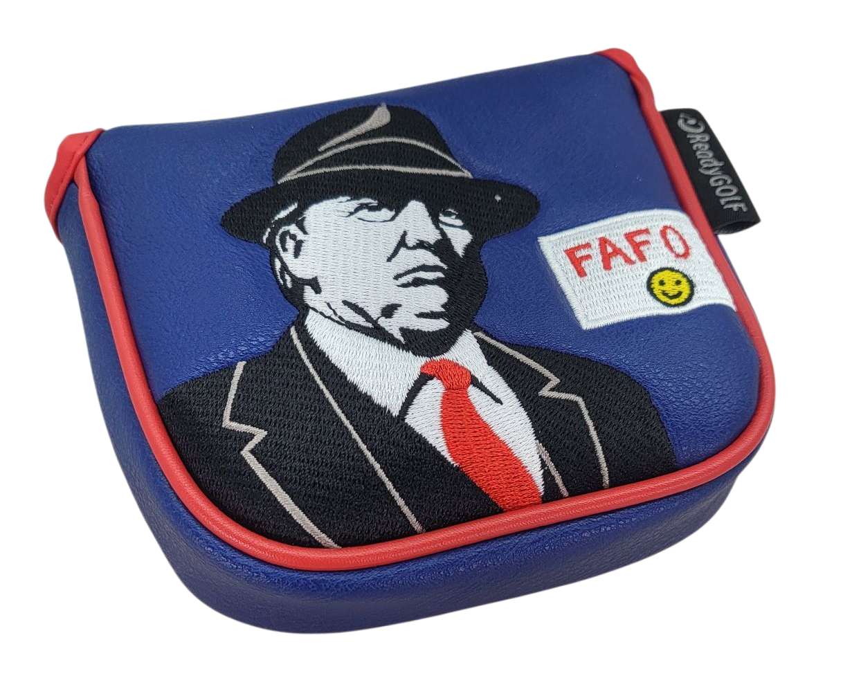 Trump FAFO Embroidered Putter Cover by ReadyGOLF  -  Mallet