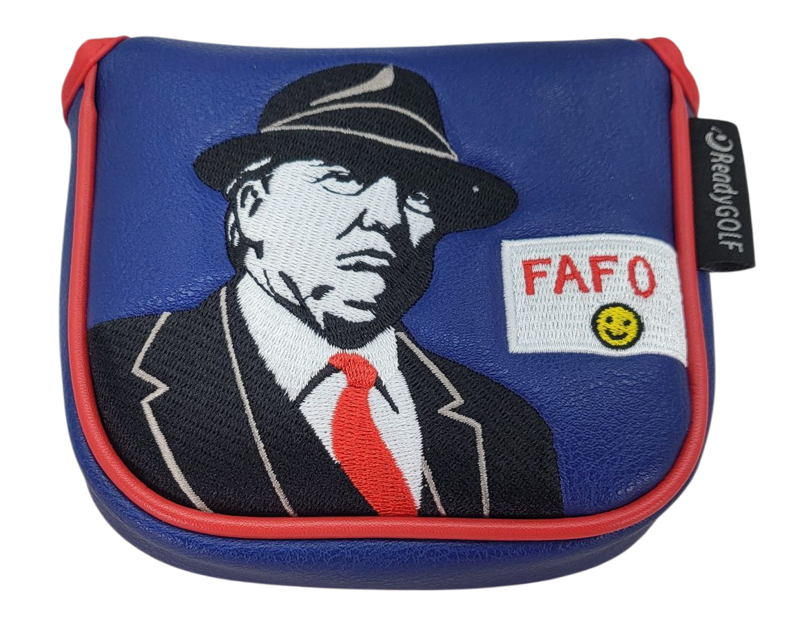 Trump FAFO Embroidered Putter Cover by ReadyGOLF  -  Mallet