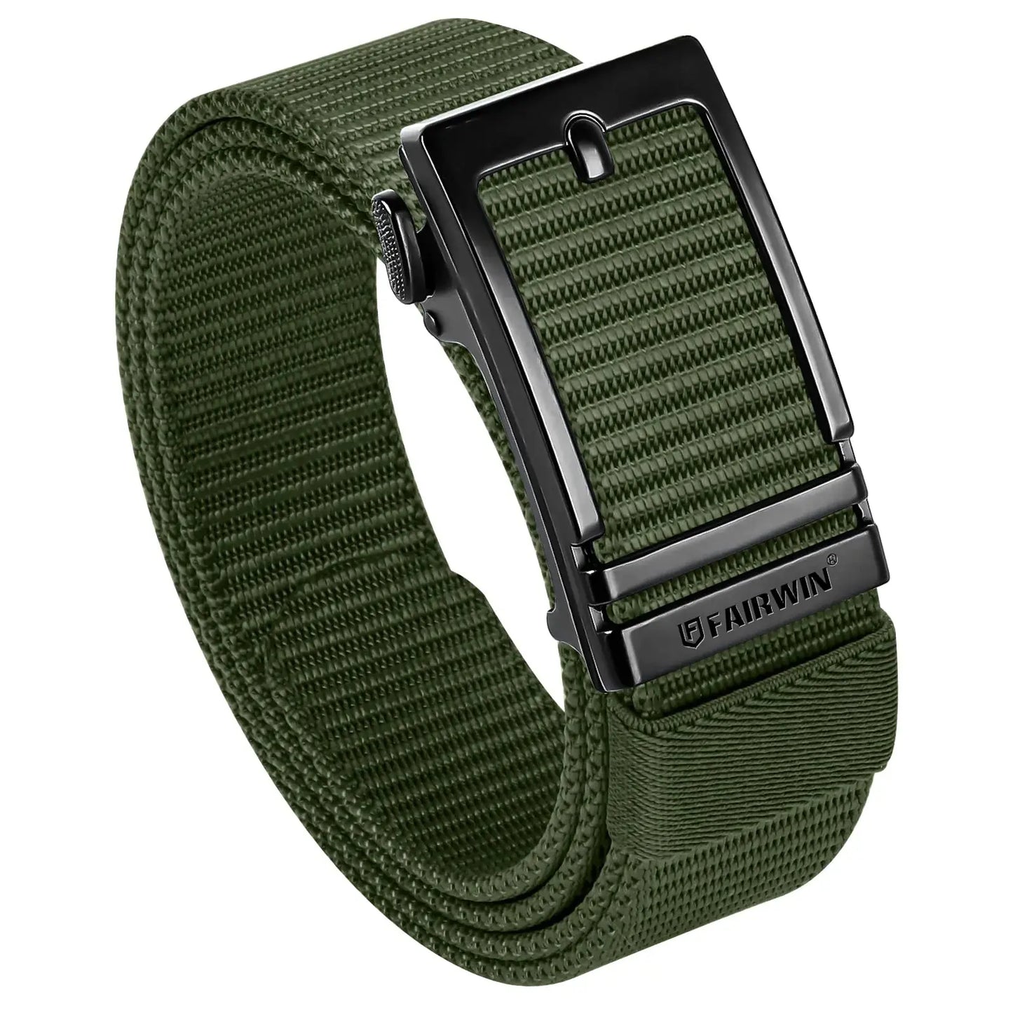 FAIRWIN Automatic Adjustable Ratchet Belt For Men - Casual Golf Web Waist Belt Jeans