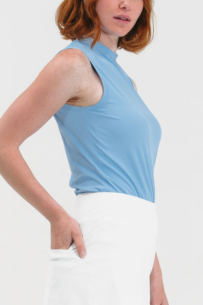 Rib SL Mock Neck Top