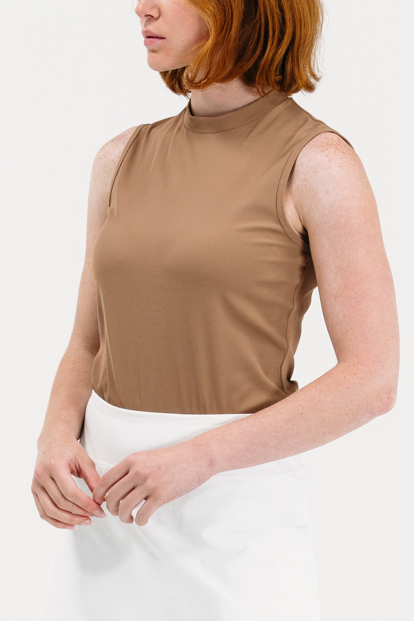 Rib SL Mock Neck Top