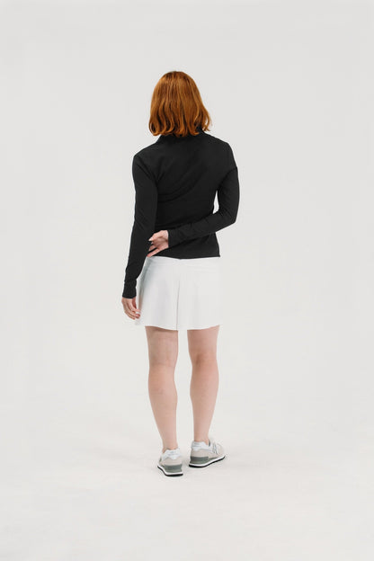 Rib LS V-Neck Polo