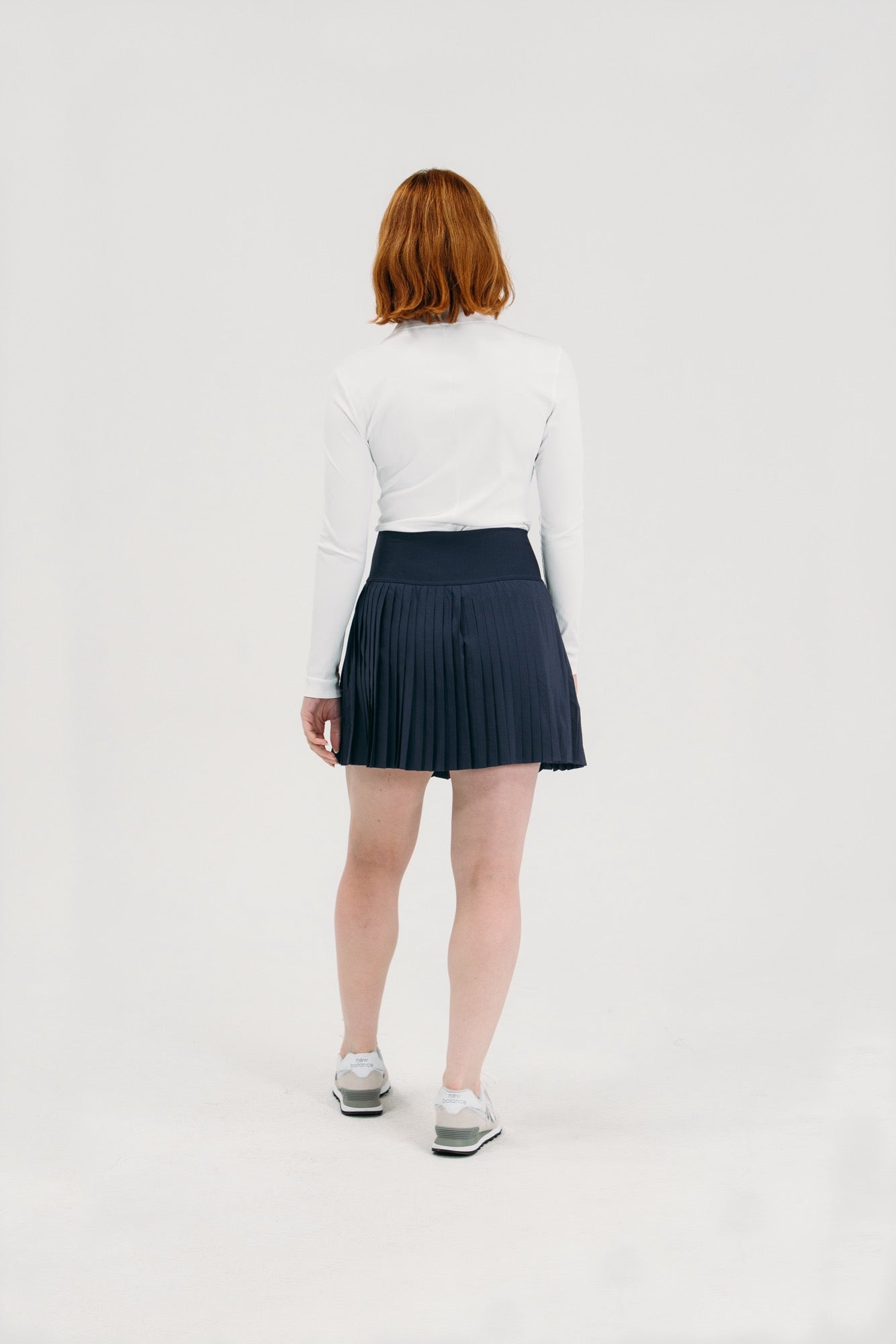 Rib LS V-Neck Polo