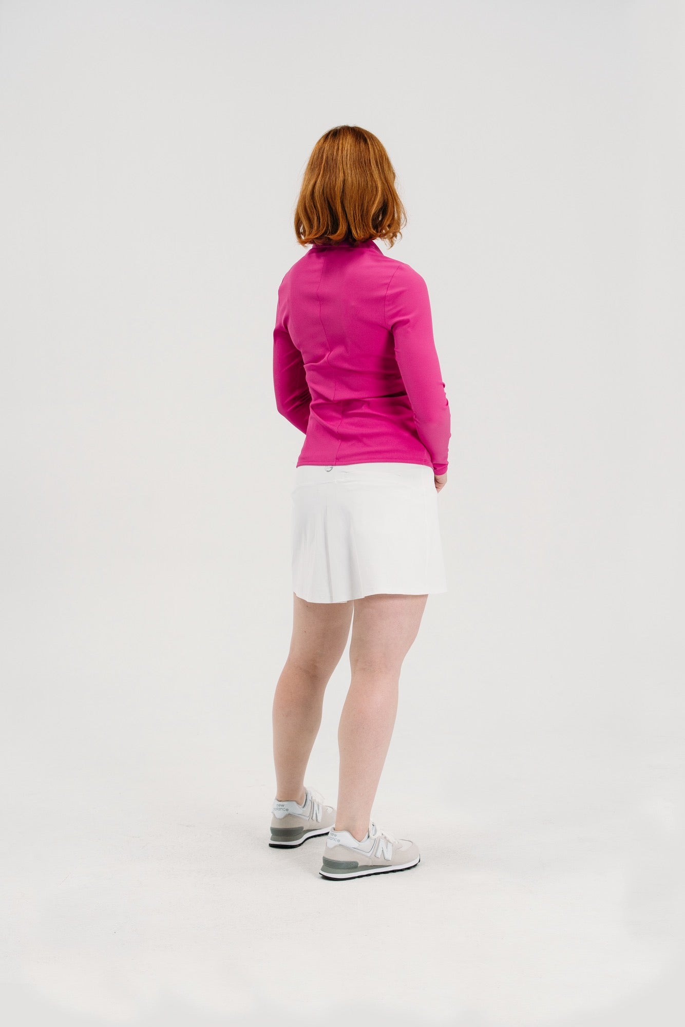 Rib LS V-Neck Polo
