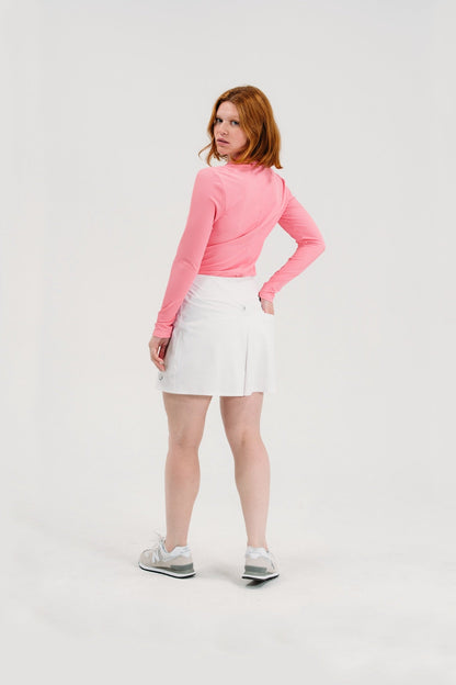 Rib LS V-Neck Polo