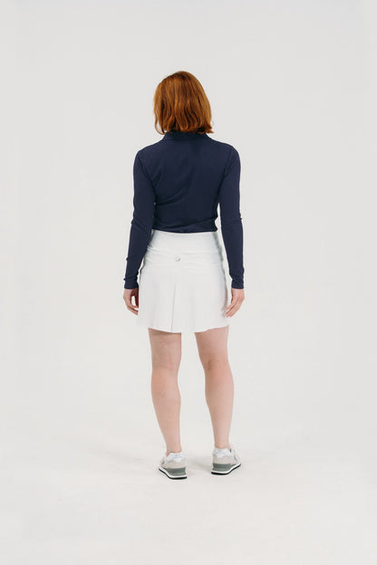 Rib LS V-Neck Polo