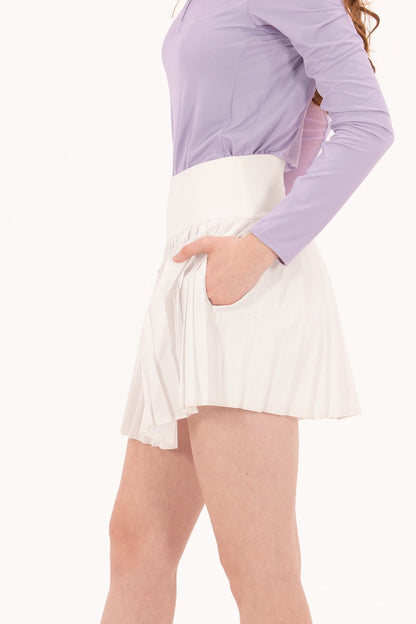 Pleated Performance Skirt