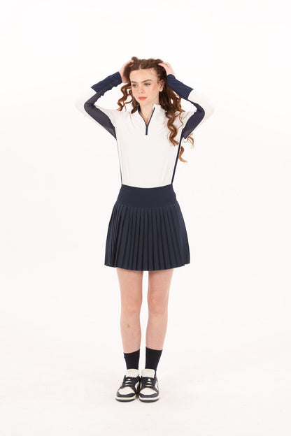 Pleated Performance Skirt