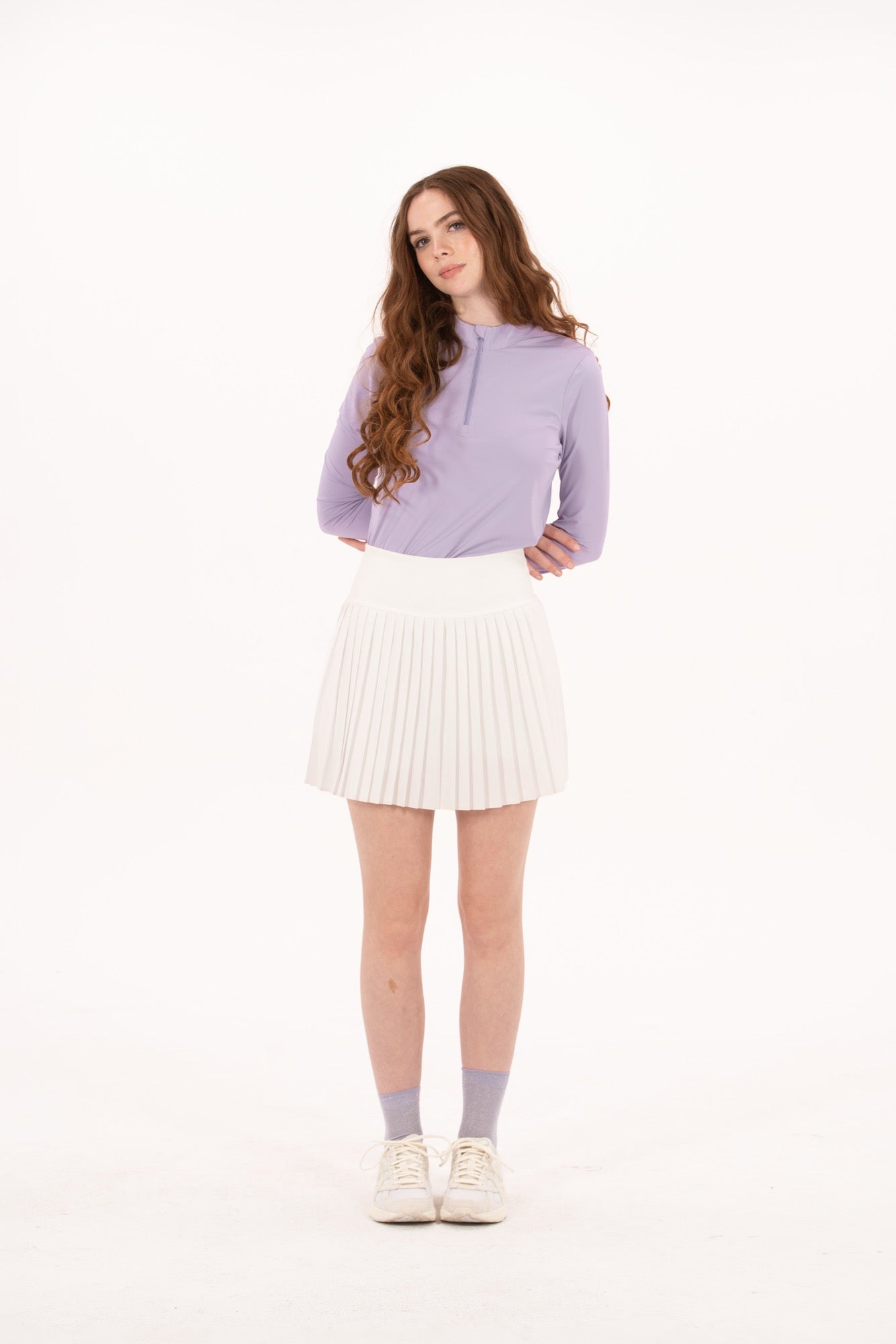 Pleated Performance Skirt