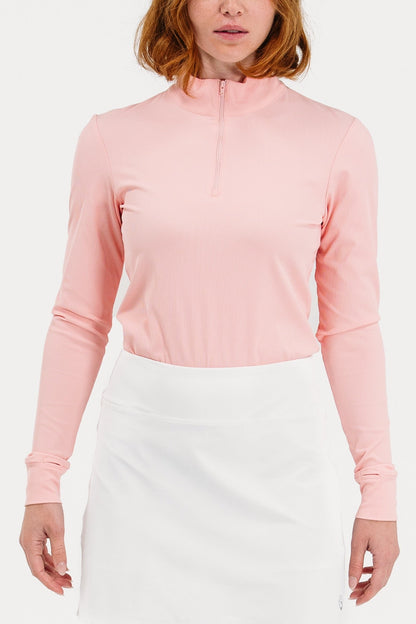 Rib Quarter Zip