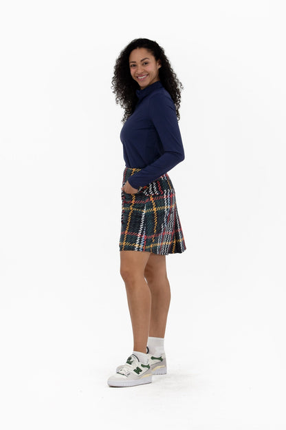 Plaid Print Skirt