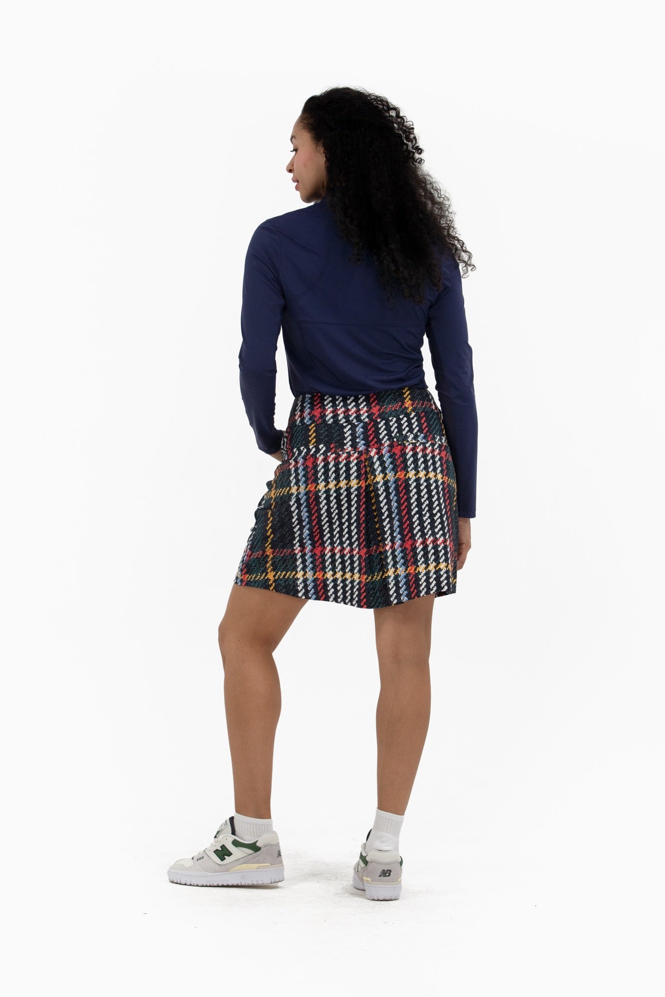 Plaid Print Skirt