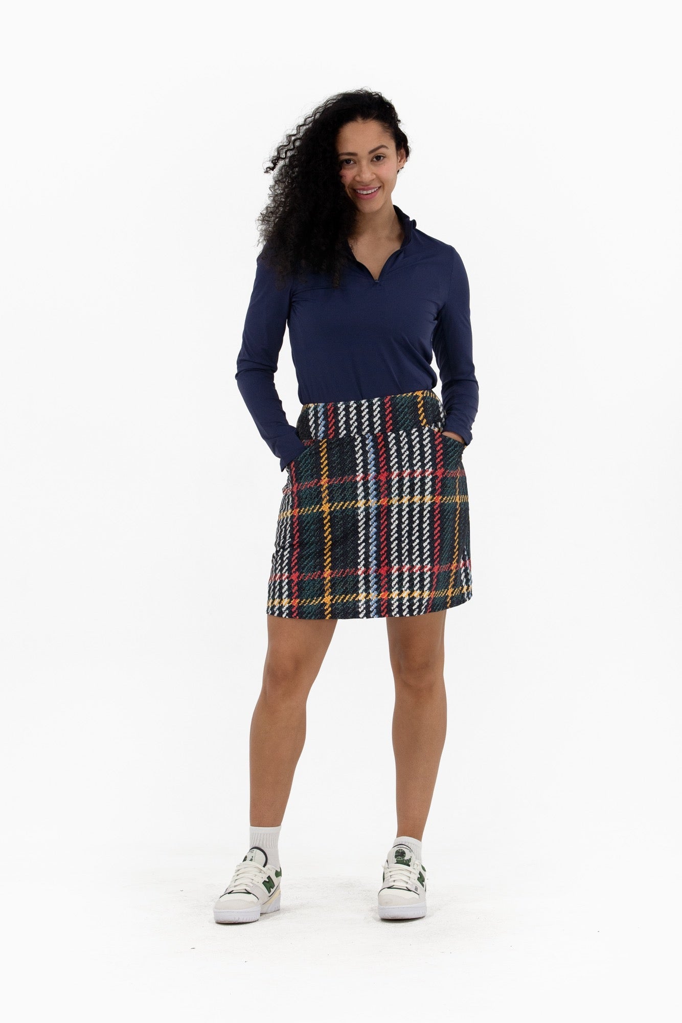 Plaid Print Skirt