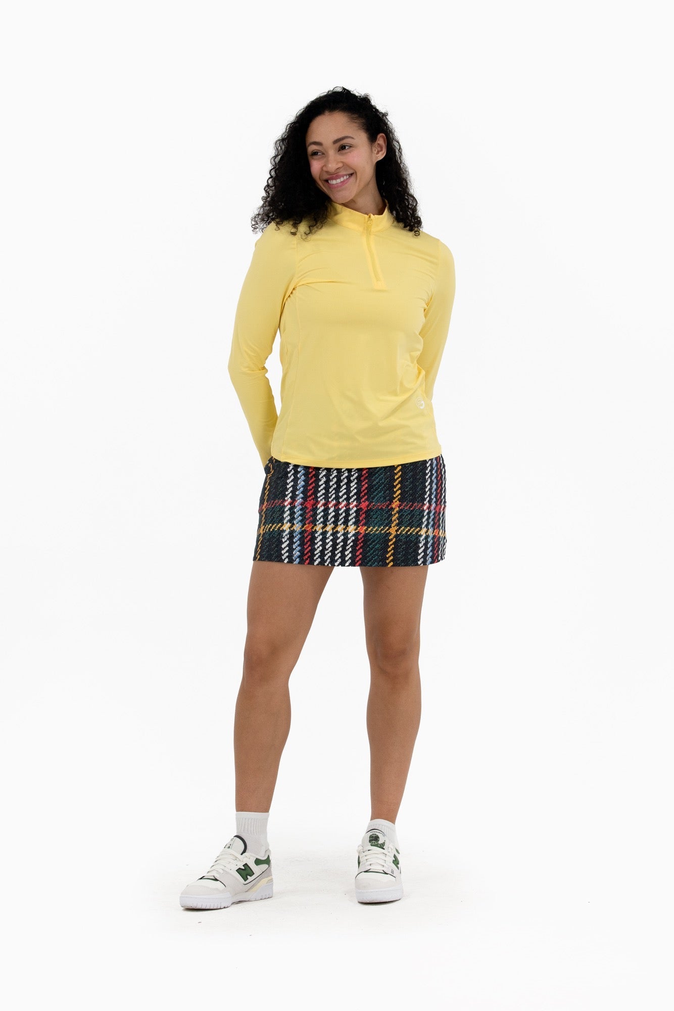 Plaid Print Skirt