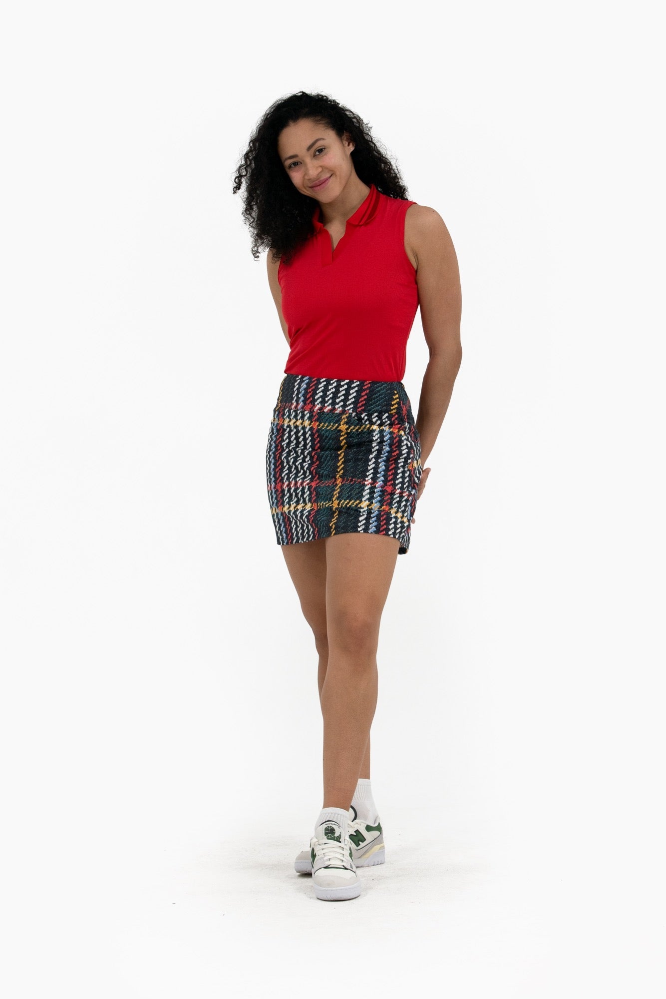 Plaid Print Skirt