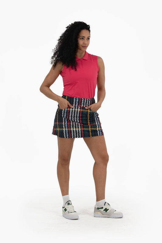 Plaid Print Skirt