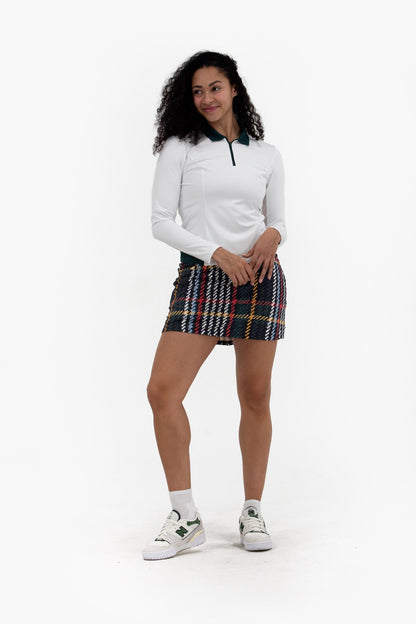 Plaid Print Skirt