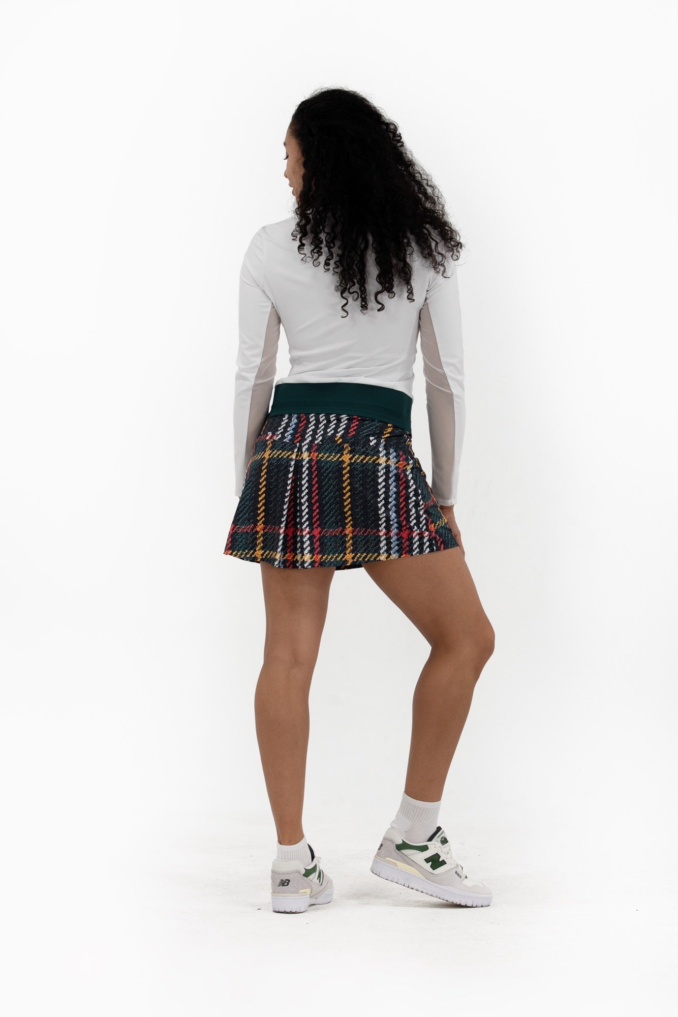 Plaid Print Skirt