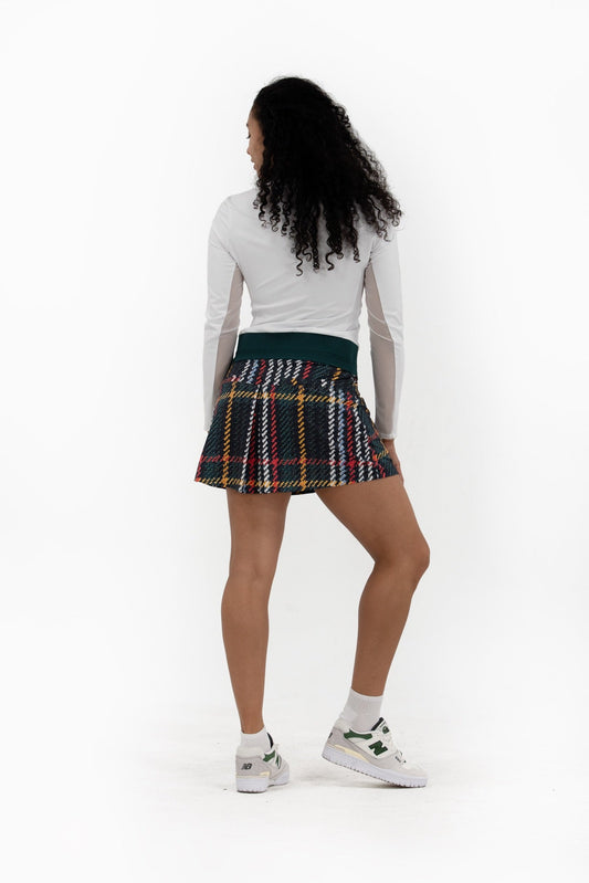 Plaid Print Skirt