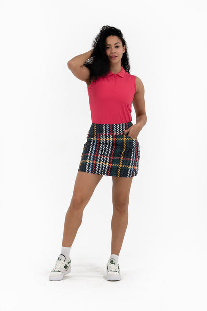 Plaid Print Skirt