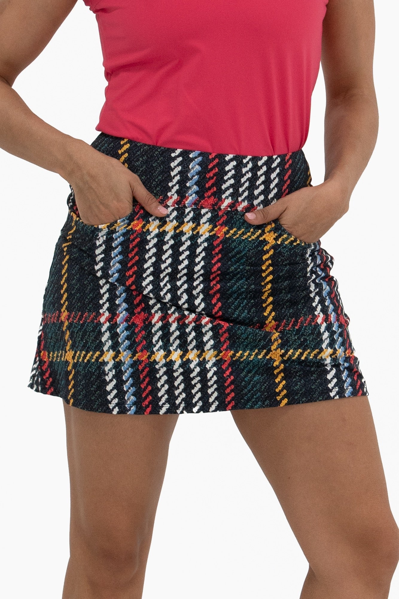Plaid Print Skirt