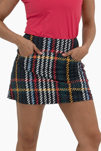Plaid Print Skirt