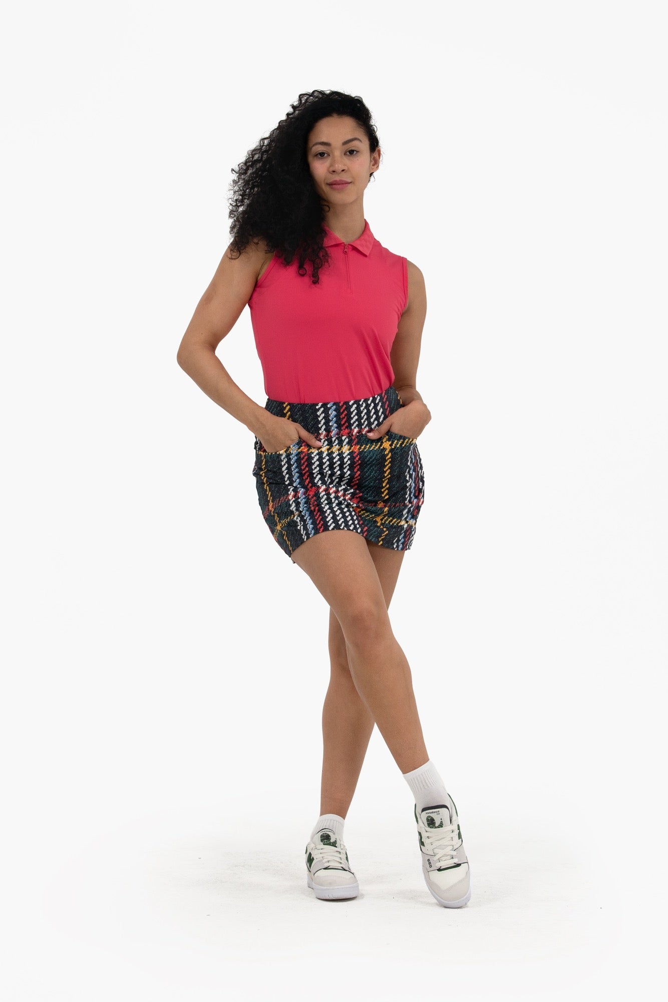 Plaid Print Skirt