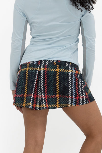 Plaid Print Skirt