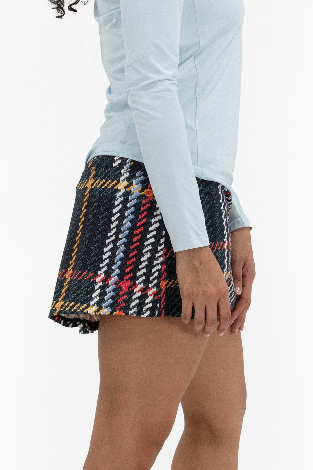 Plaid Print Skirt