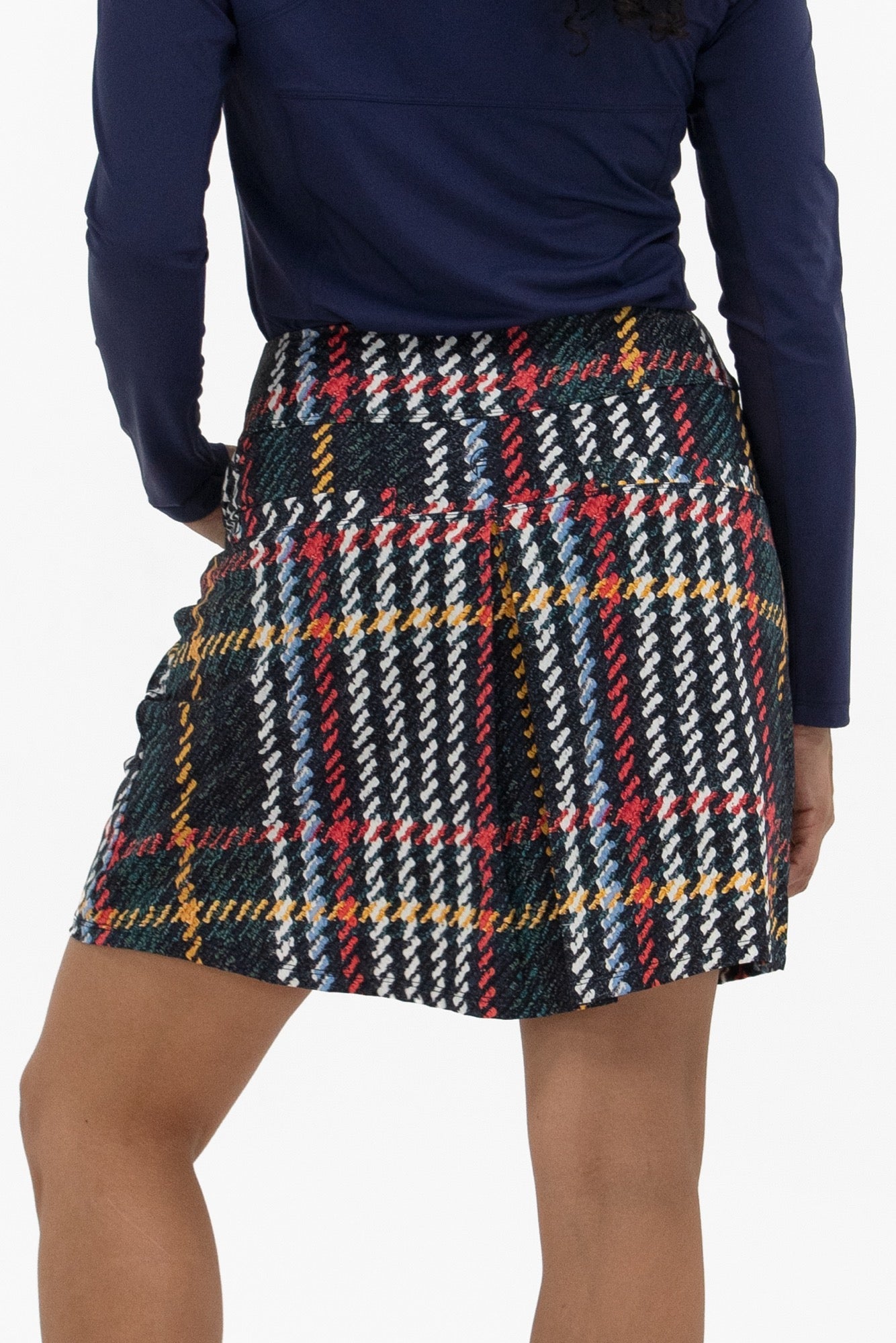 Plaid Print Skirt