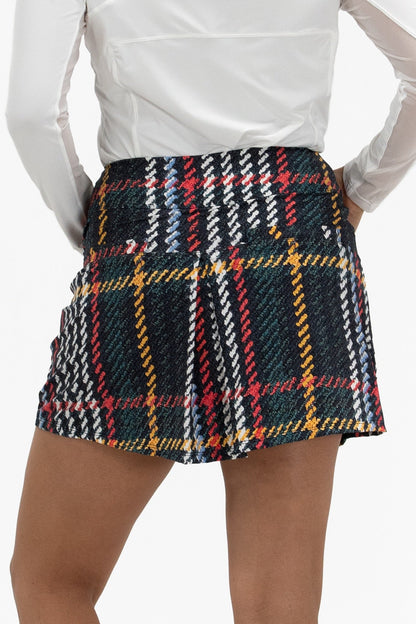Plaid Print Skirt