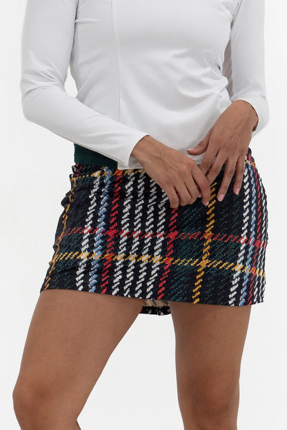 Plaid Print Skirt