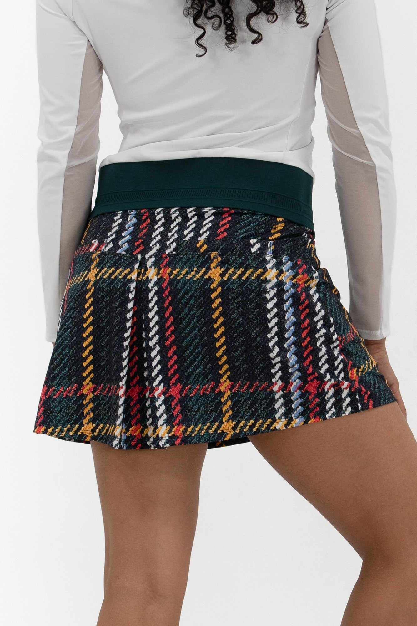 Plaid Print Skirt
