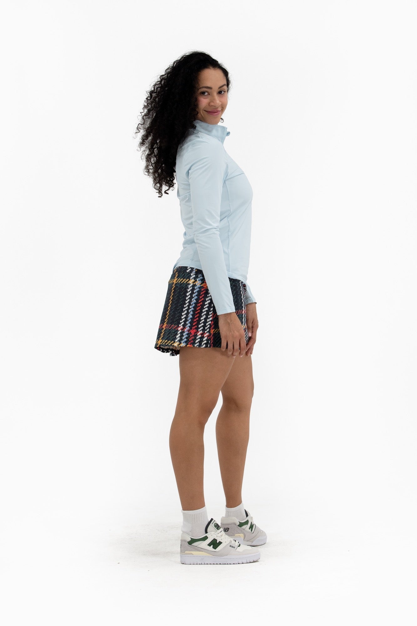Plaid Print Skirt