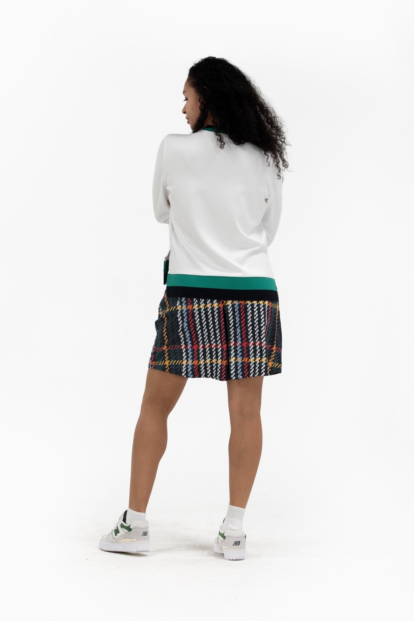 Plaid Print Skirt
