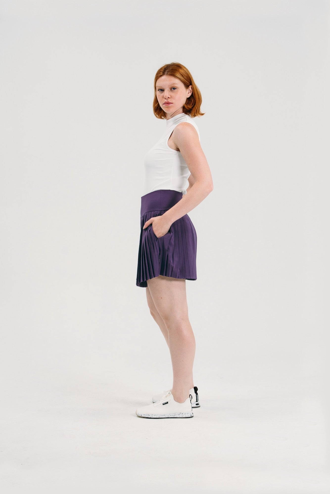 Pleated Performance Skirt
