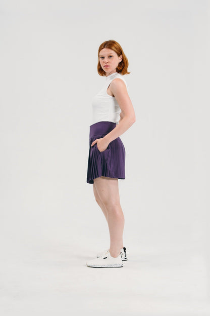 Pleated Performance Skirt