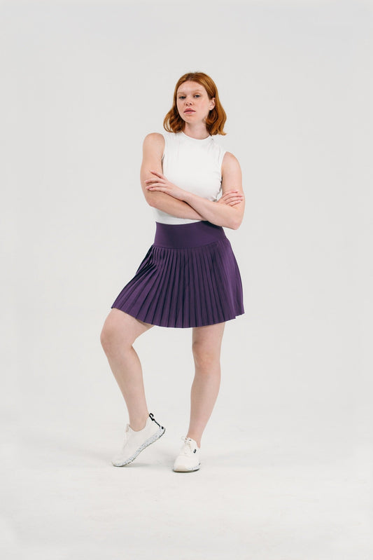 Pleated Performance Skirt