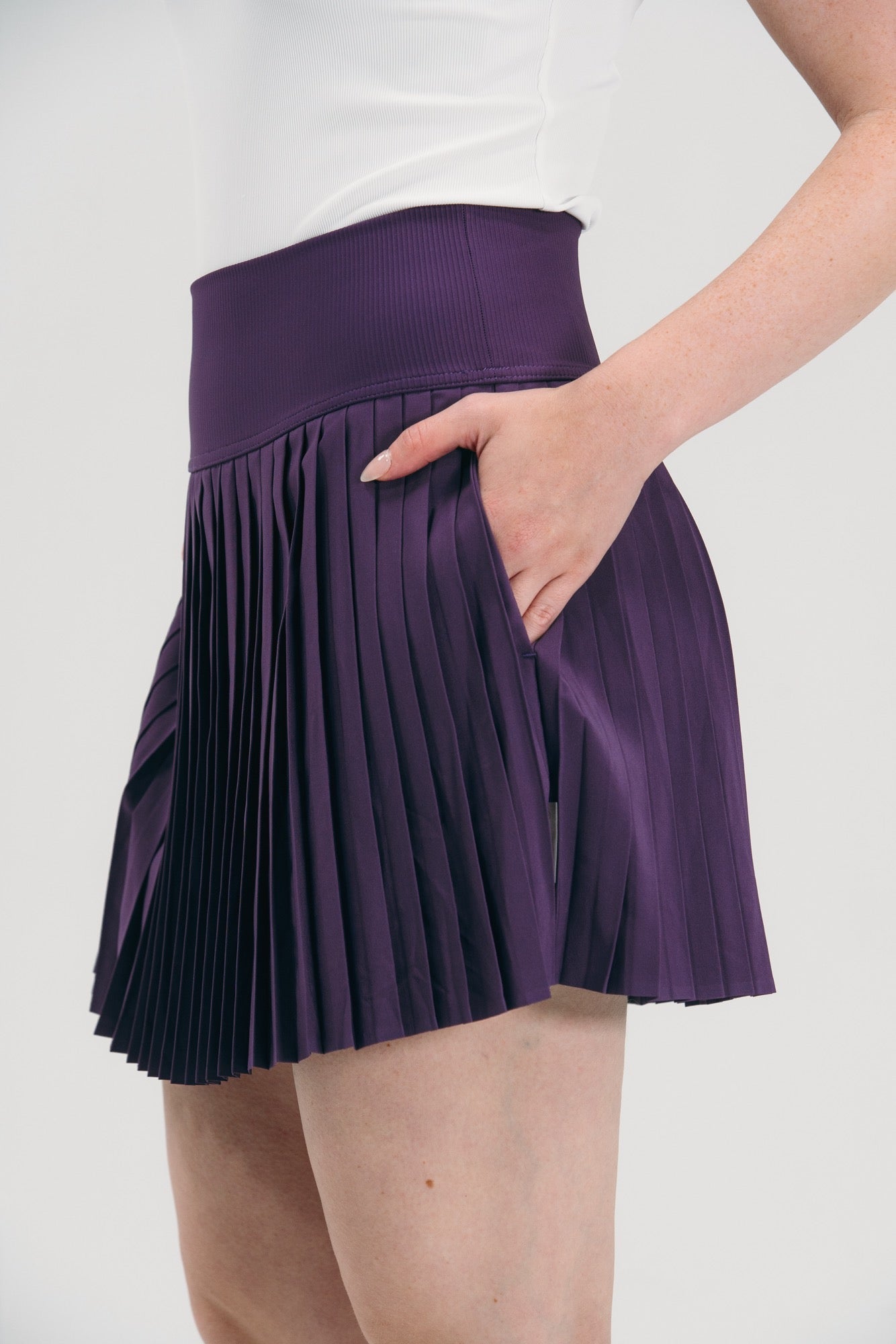 Pleated Performance Skirt