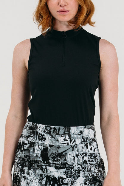 Rib SL Zip Polo