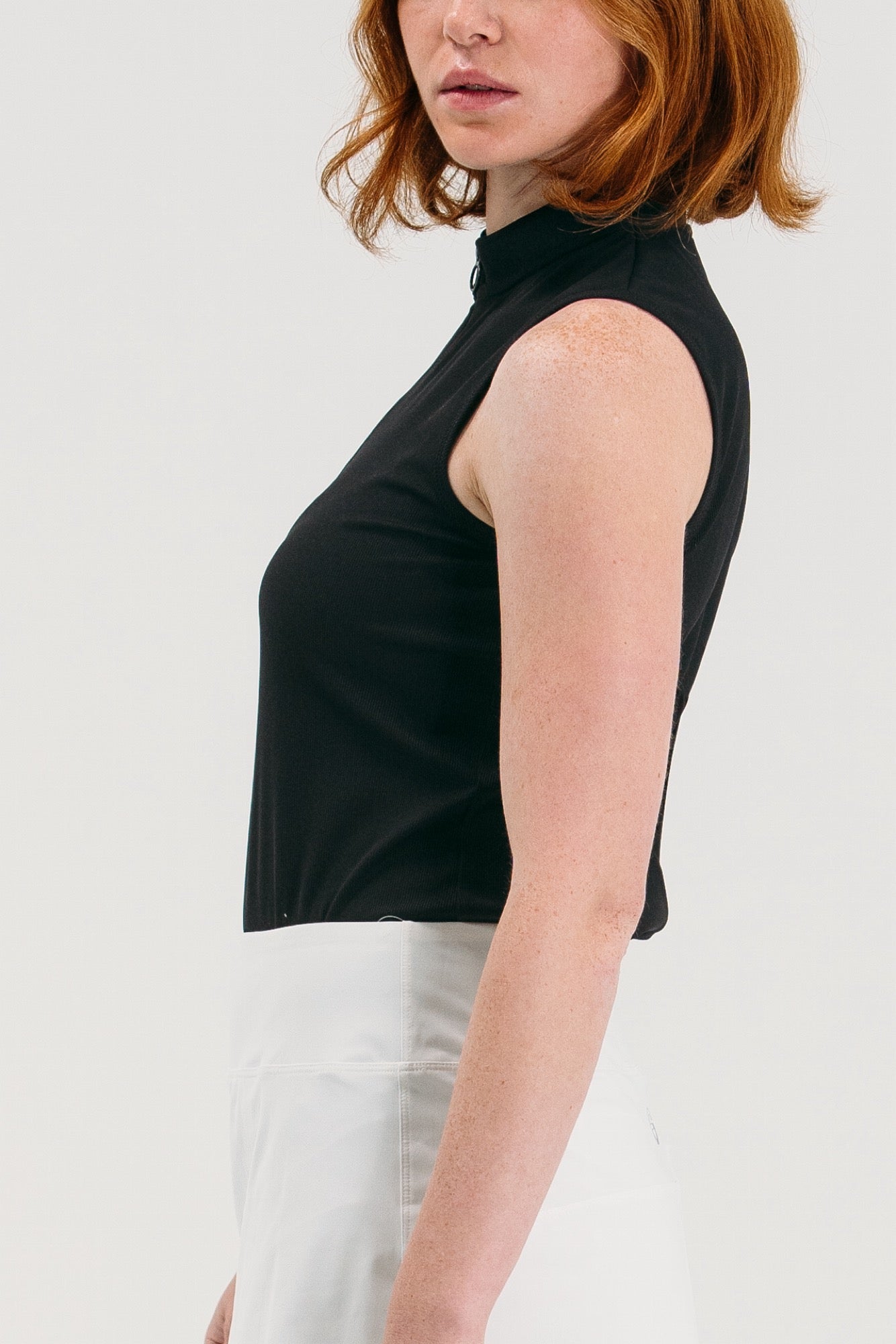 Rib SL Zip Polo